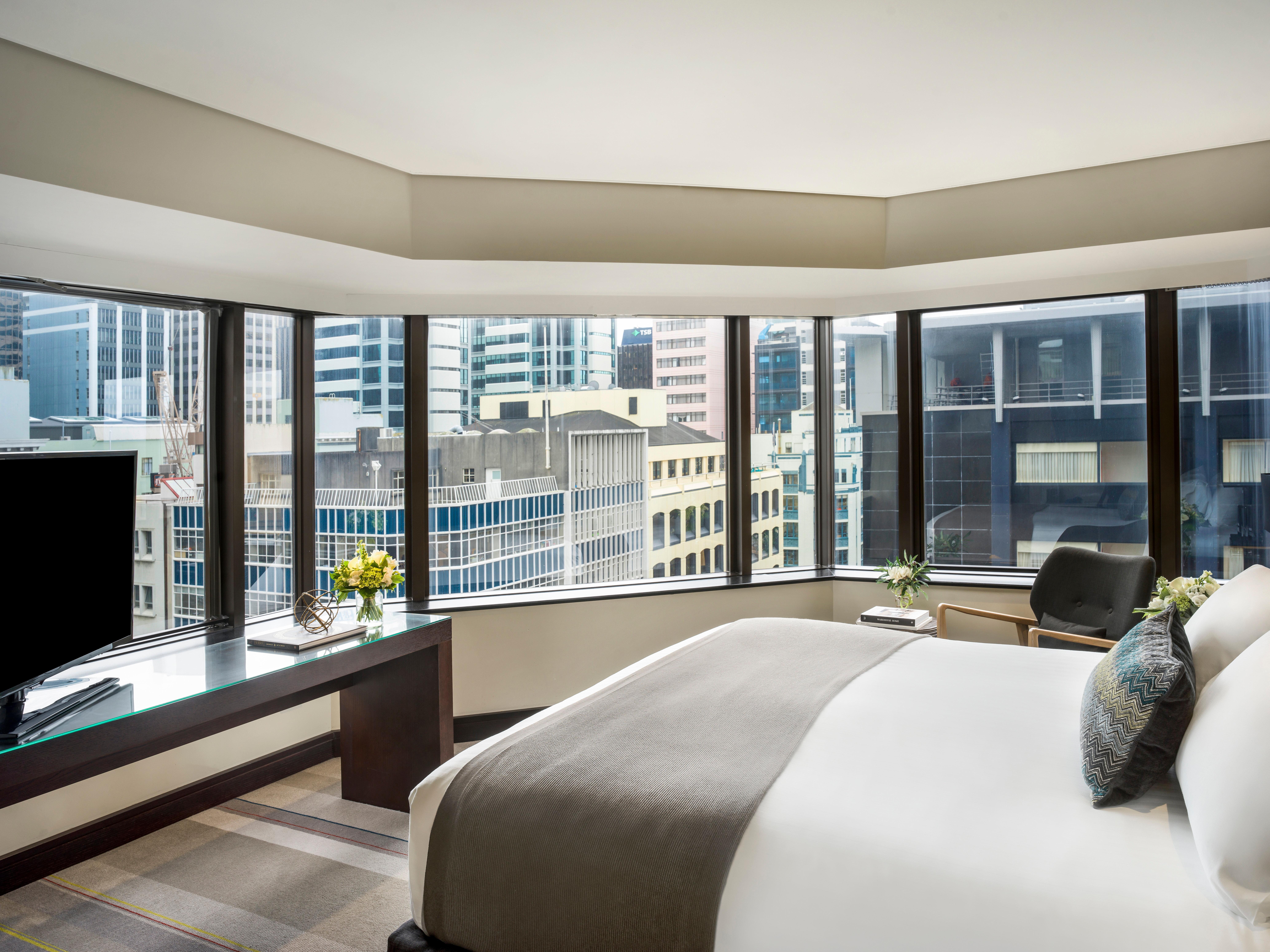 Intercontinental Wellington By Ihg Hotel Luaran gambar A bedroom at The Westin Hong Kong